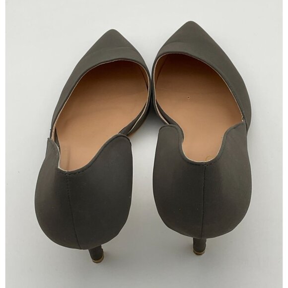 Journee Collection Charcoal Gray Point Toe D'Orsay 3 in Heel size 11 - Picture 7 of 14